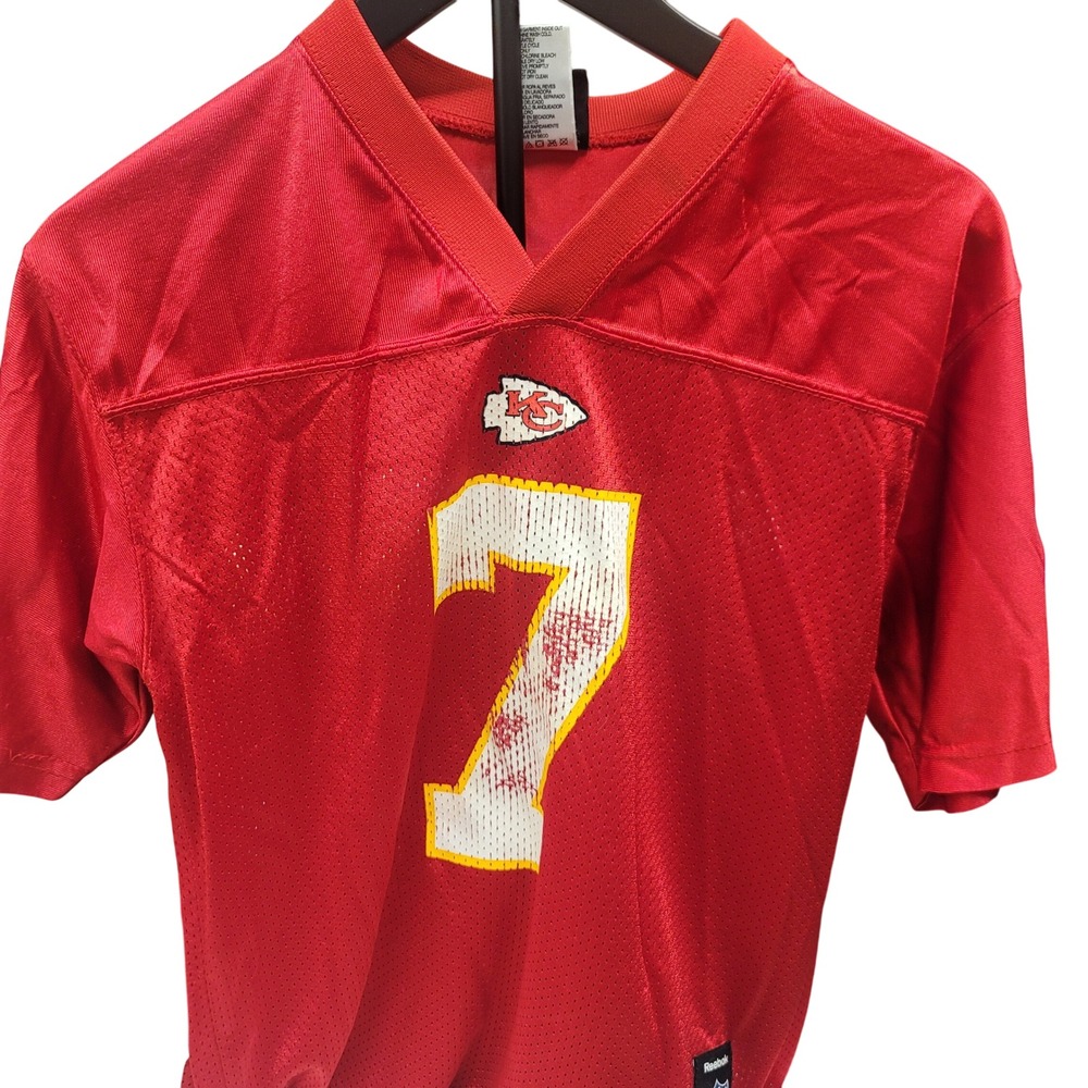 Reebok Kansas City Chiefs Matt Cassel 7 Youth Large Red Football Jersey‎ 14-16